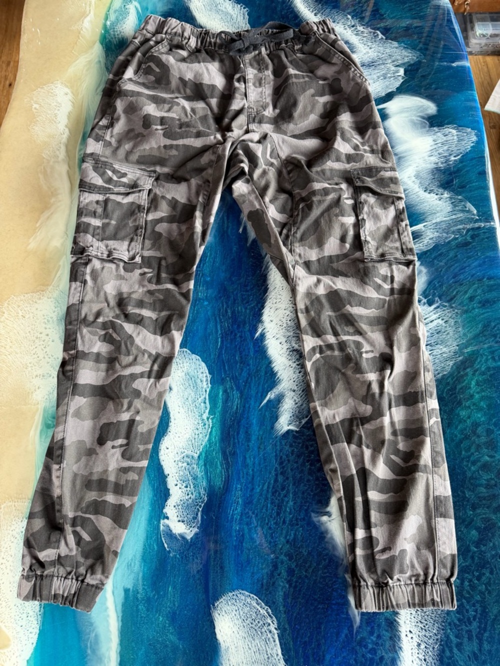 NWOT VICTORIOUS Los Angeles DENIM COTTON JEAN SWEATS (UNISEX) XL